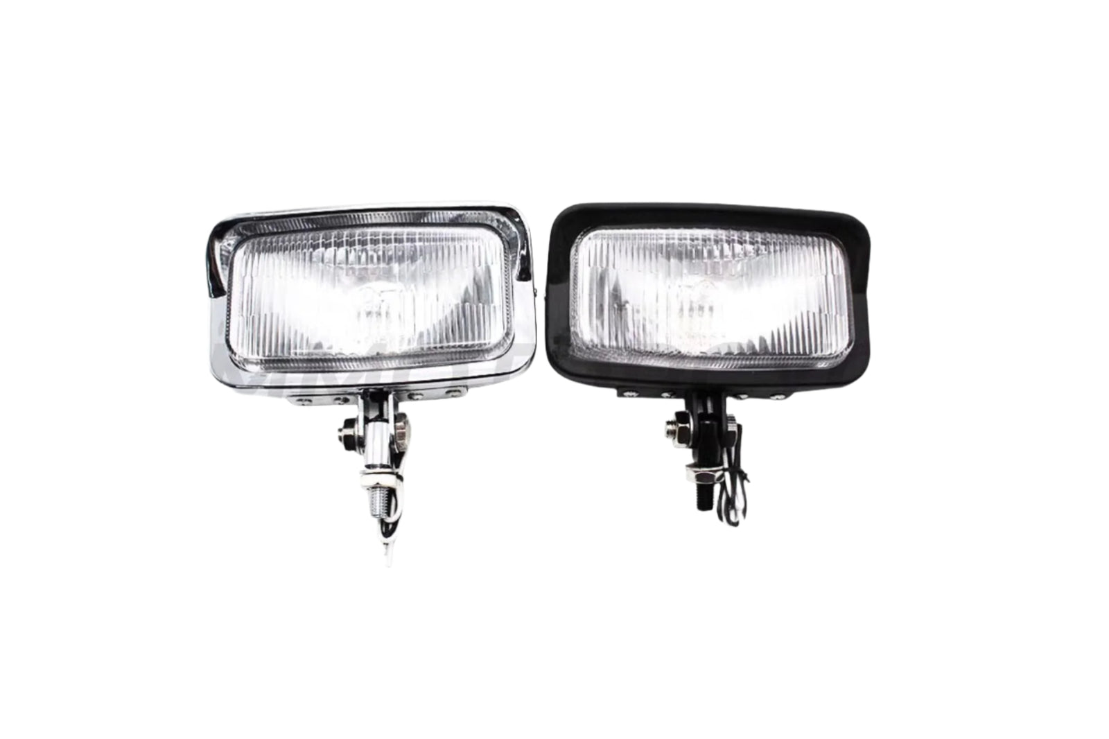 Rectangular front headlight