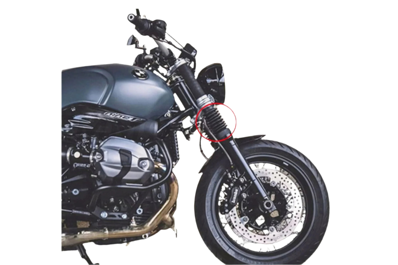 fork gaiters BMW R Nine T