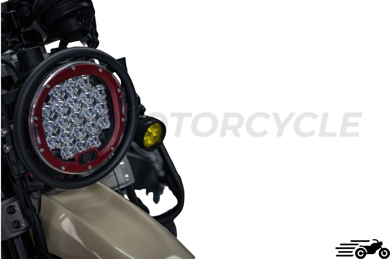 Ducati Scrambler & Desert Sled Adventure Headlight with Fairing