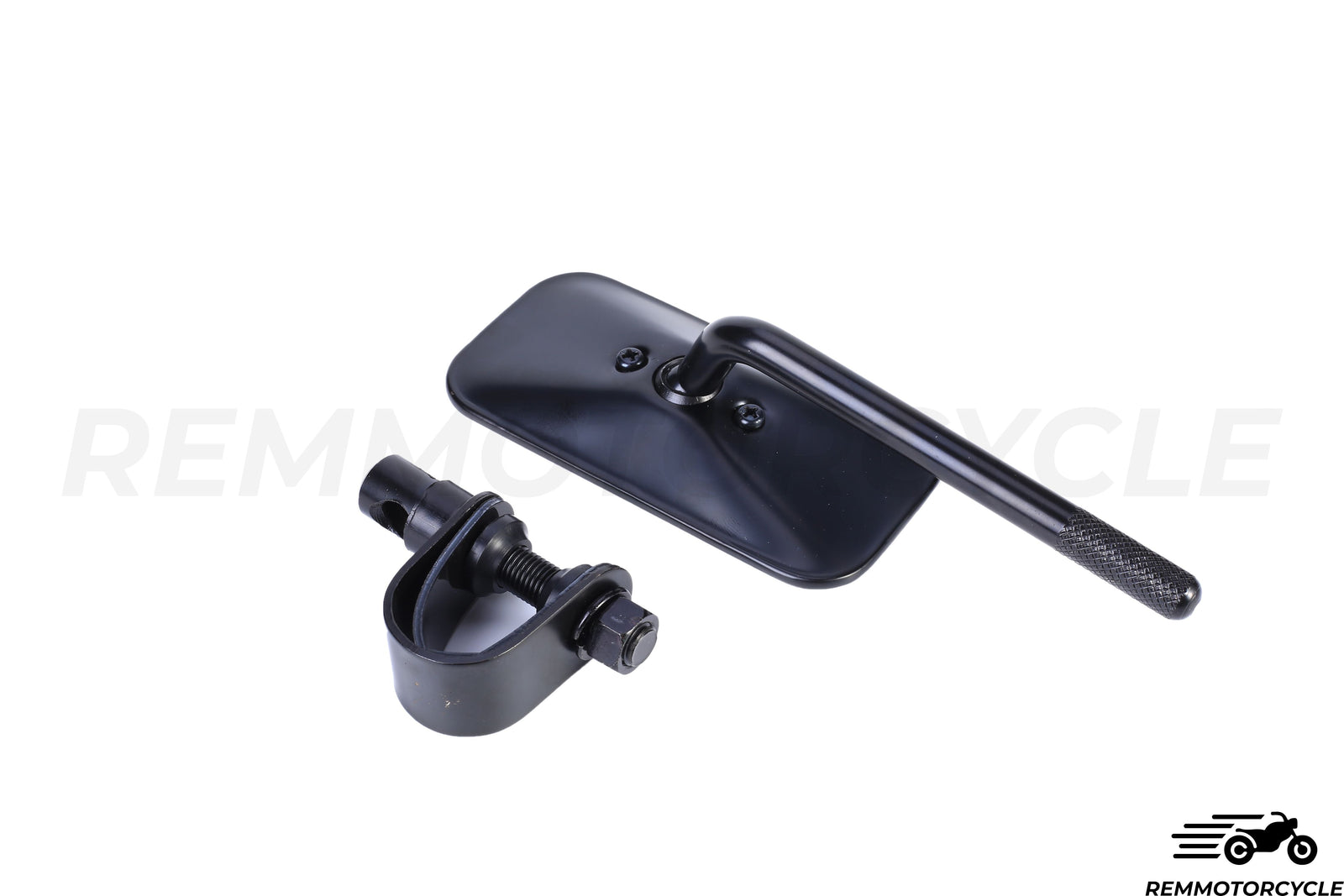 Mirror Square Retro Classic With Black handlebar