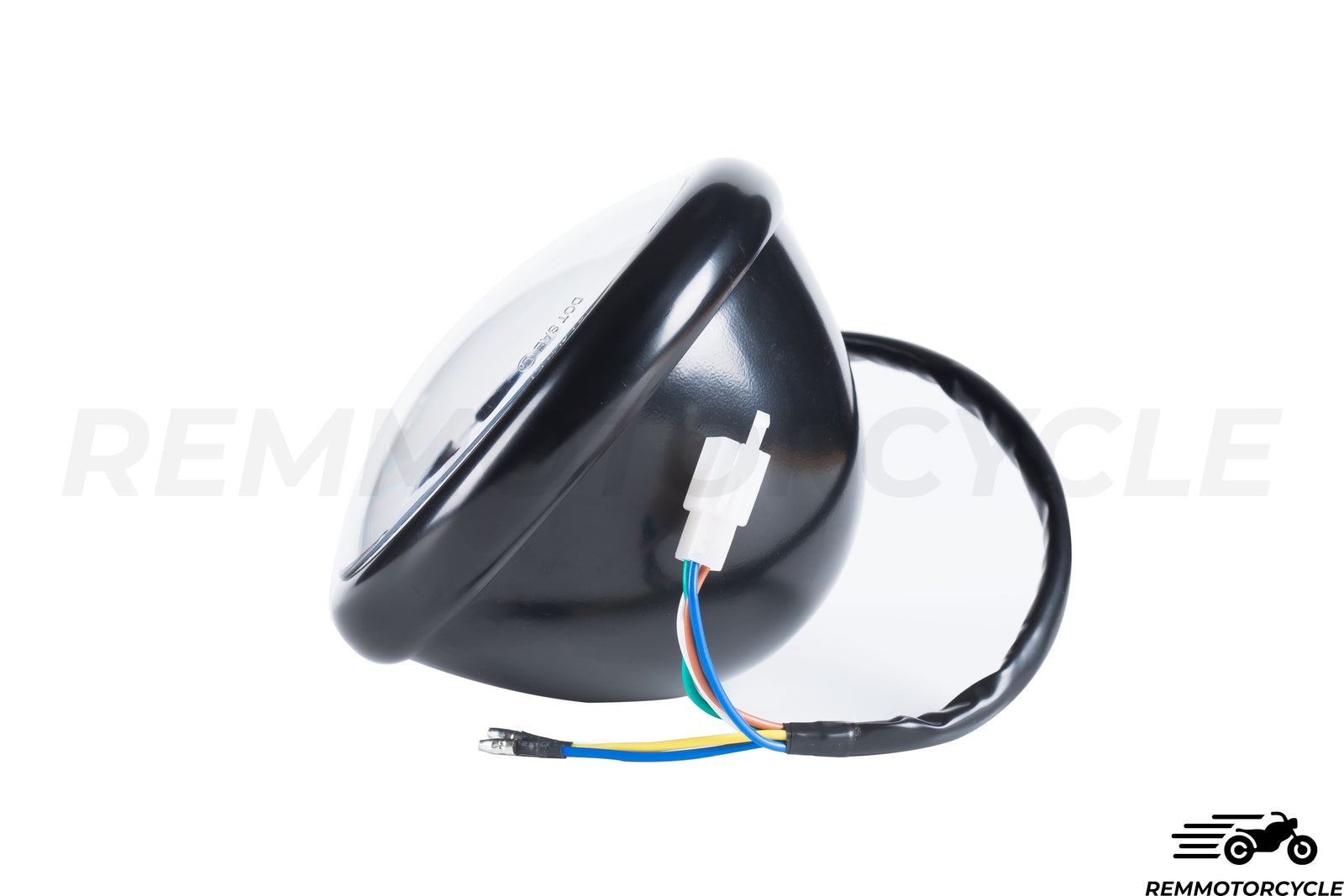 Bobber LED Headlight with Integrated Turn Signals