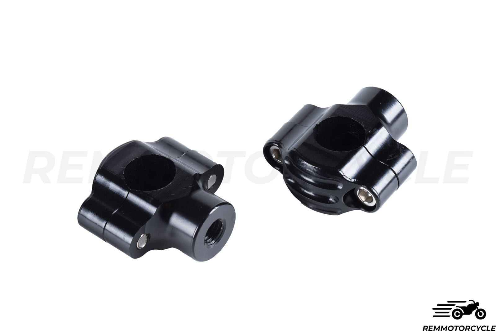 Risers 7/8" or 1" Chrome, Black, Titanium, or Brass