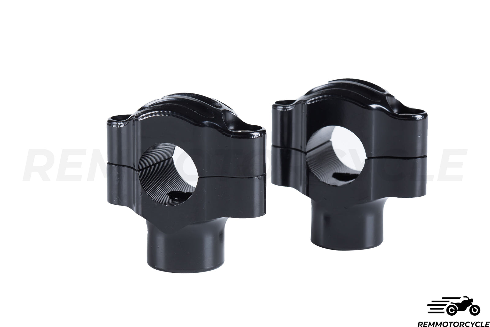 Risers 7/8" or 1" Chrome, Black, Titanium, or Brass