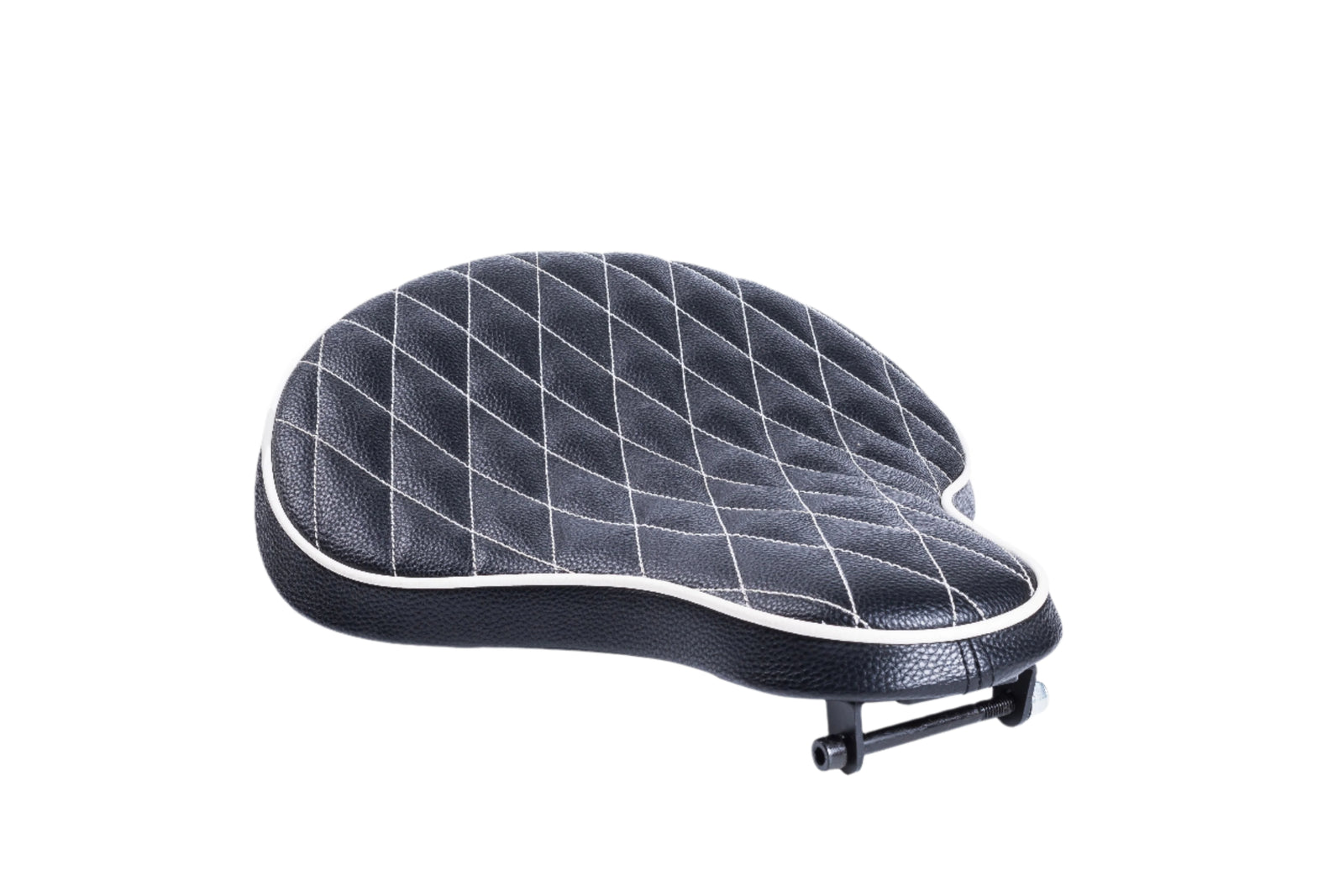 Solo seat Black Diamond Leather Bobber Chopper 883 1200