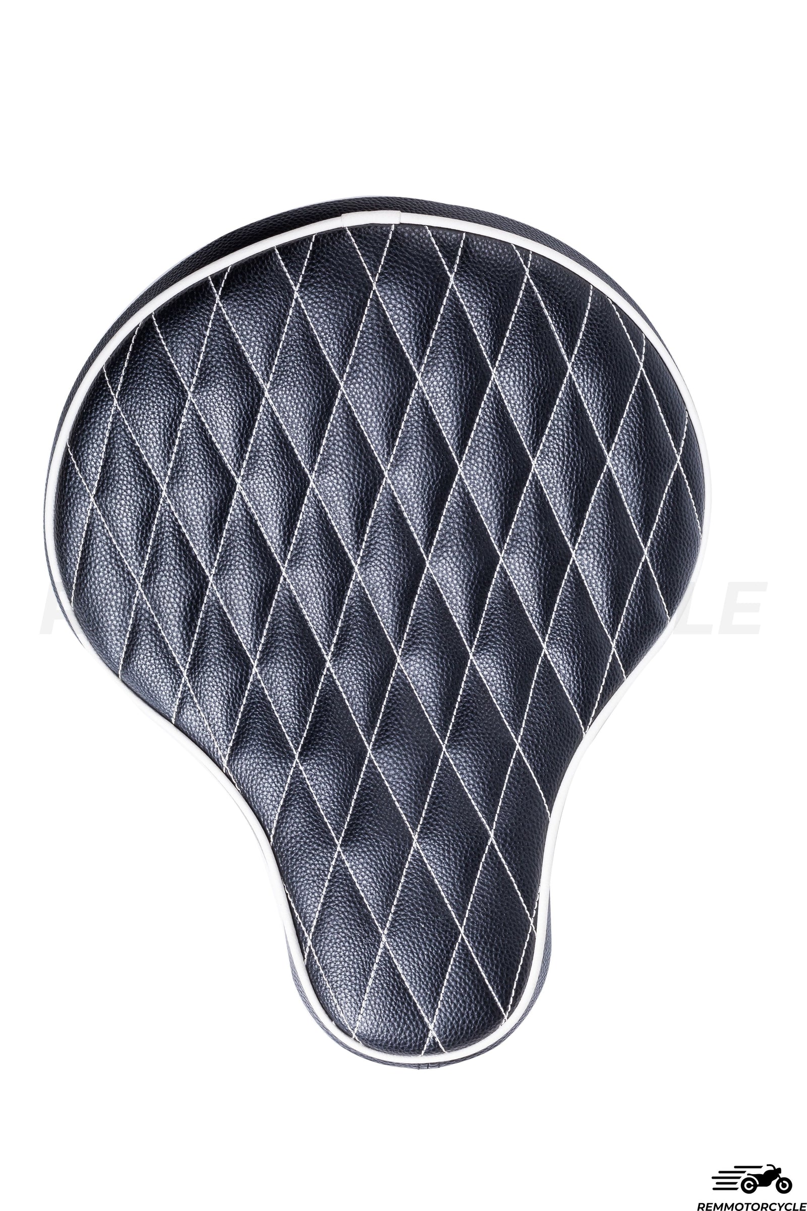 Solo seat Black Diamond Leather Bobber Chopper 883 1200