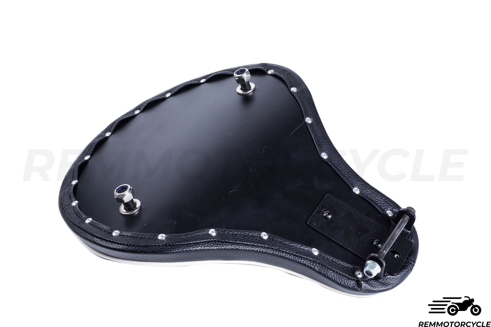 Solo seat Black Diamond Leather Bobber Chopper 883 1200