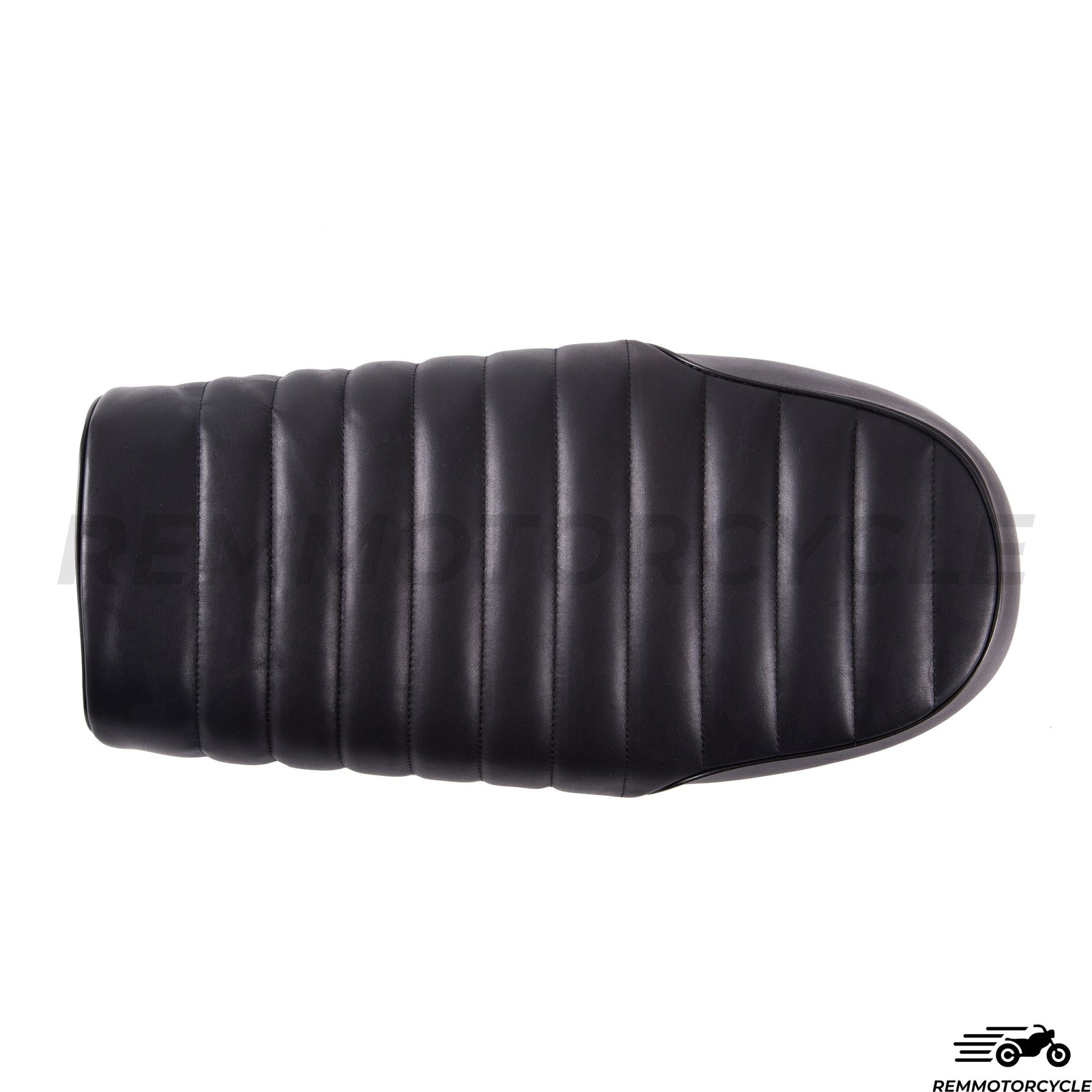 Seat Leather Vintage Black flat