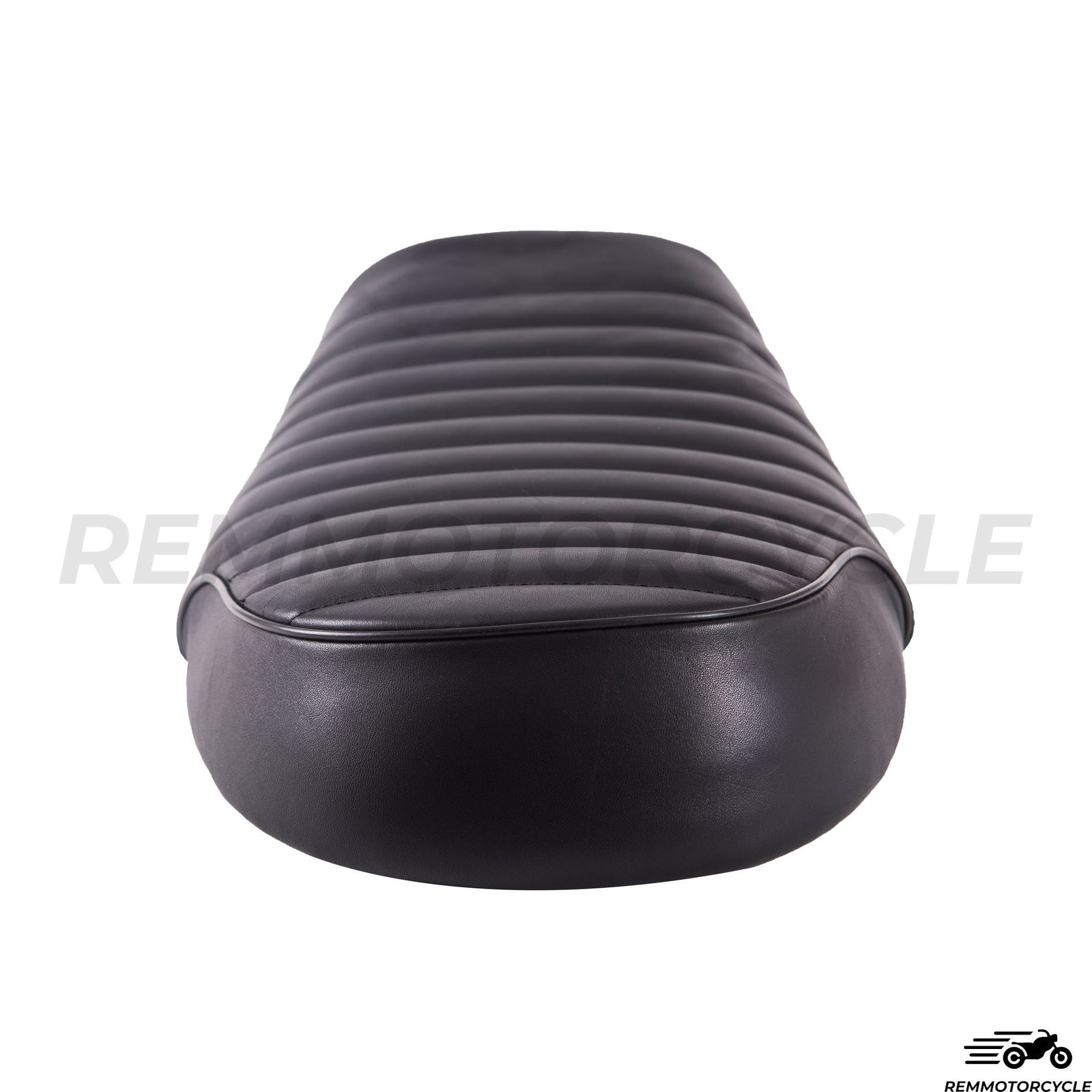 Seat Leather Vintage Black flat