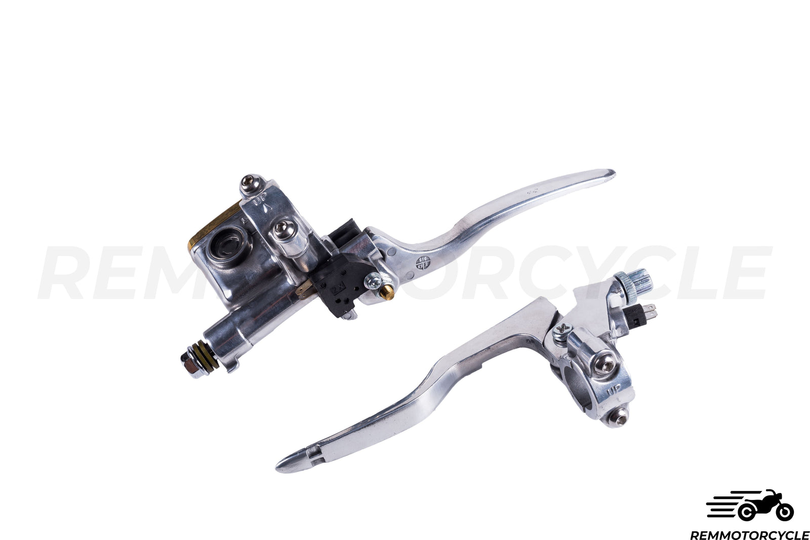 Brake and Clutch lever chrome & brass 7/8' or 1'