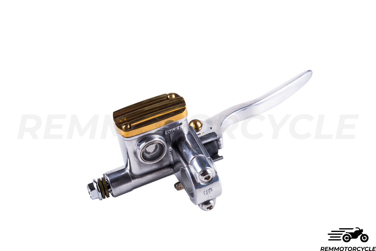 Brake and Clutch lever chrome & brass 7/8' or 1'