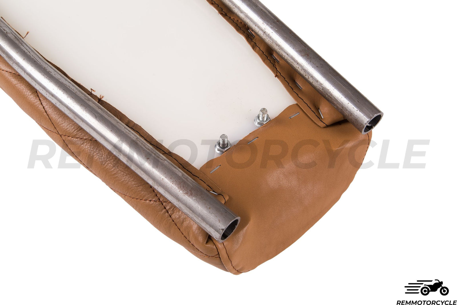 Leather Camel seat type 2 raised diamond with U frame