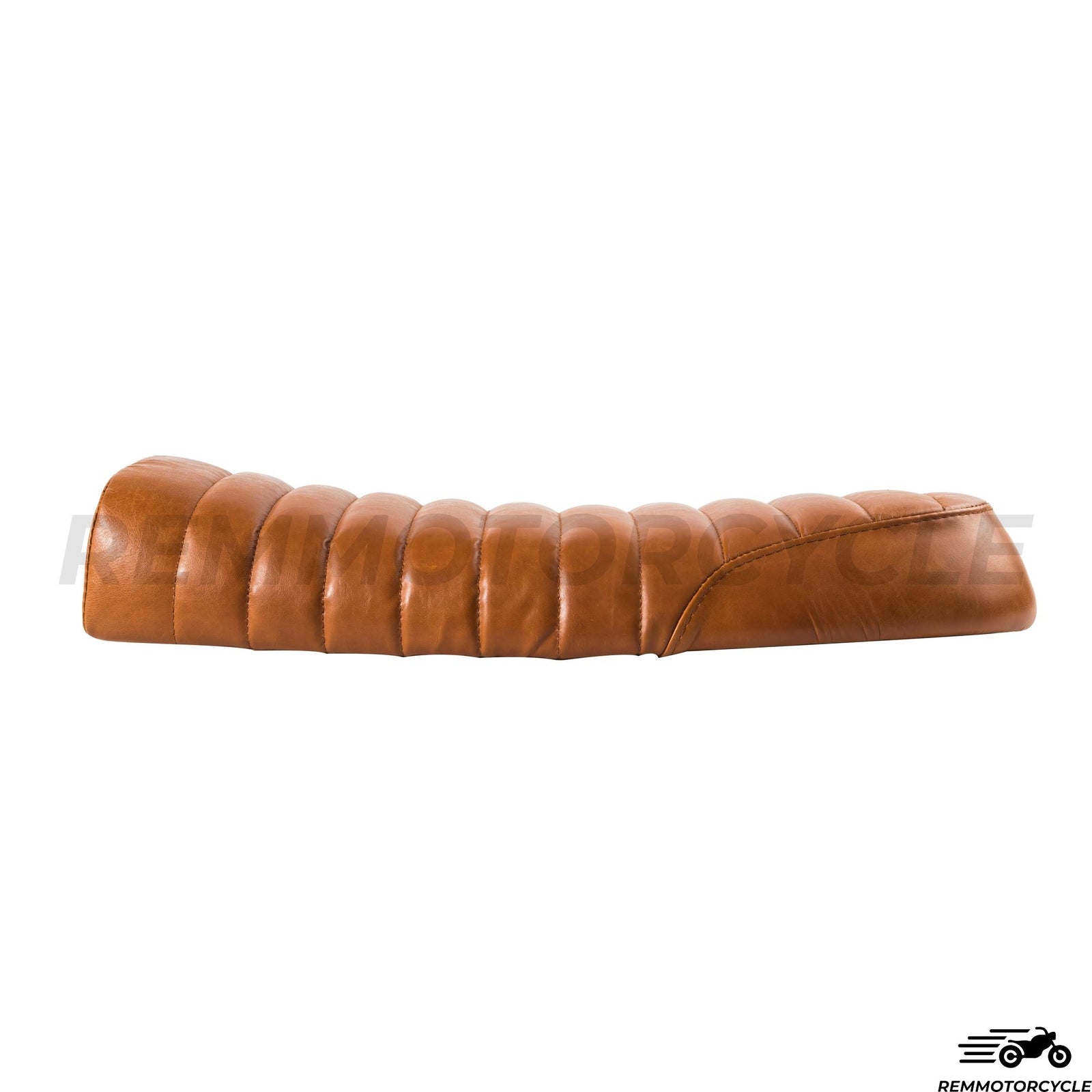 Light Brown Vintage Flat Leather Saddle