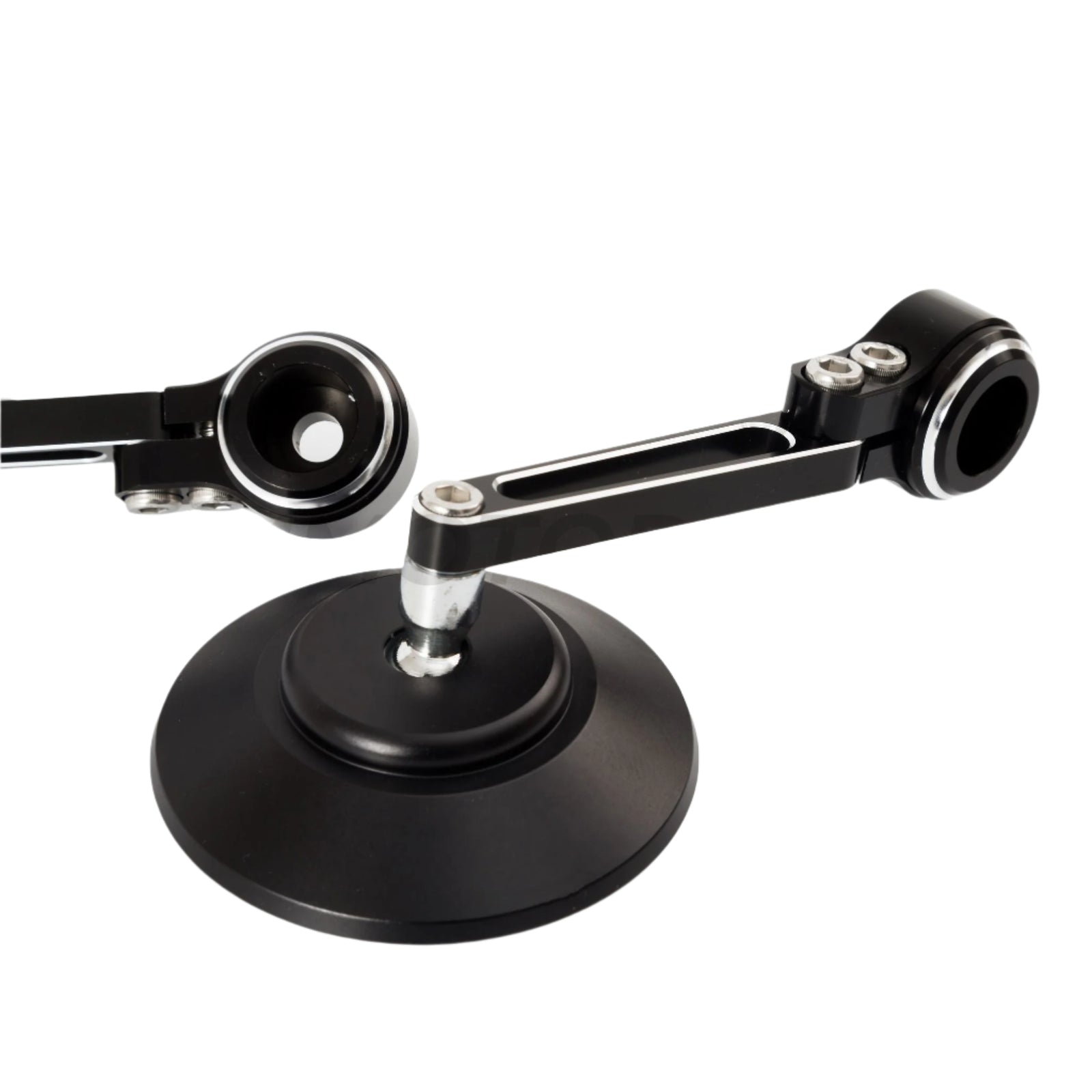 Black Round CNC 2.0 Handlebar End Mirrors