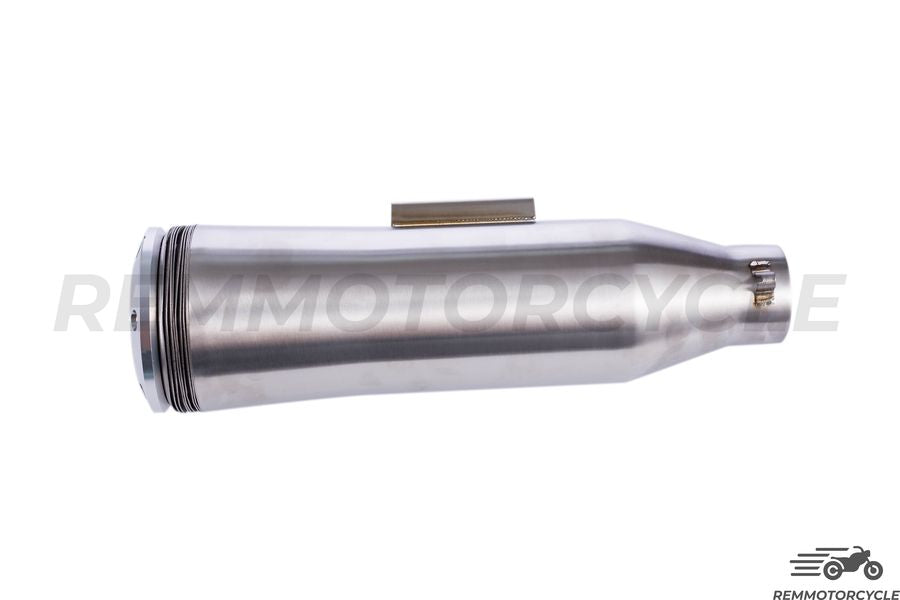 Chrome Exhaust Muffler DISC with Rail Support