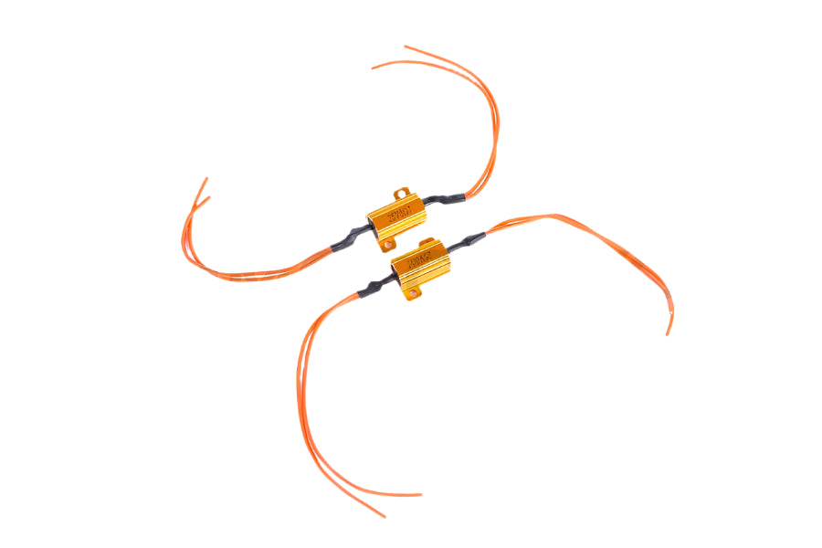 Set of 2 resistors for 12V or flashing light