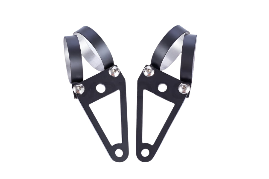 Front Headlight Bracket 25 to 65 mm Black