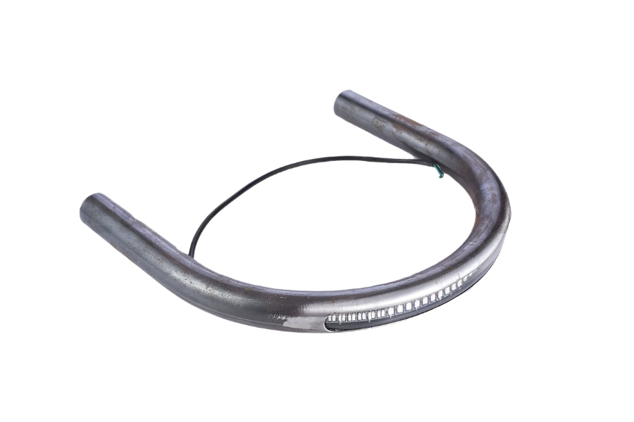 Boucle arriere moto avec Bande LED Intégrée Plate ou Relevée Dia. 25 mm