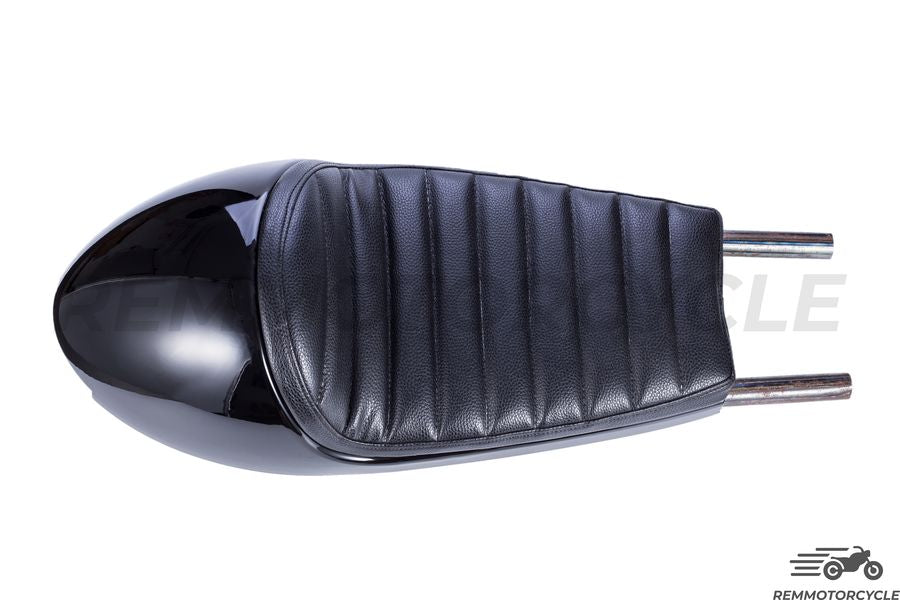 Black seat Cover Black with integrated LED Long U frame