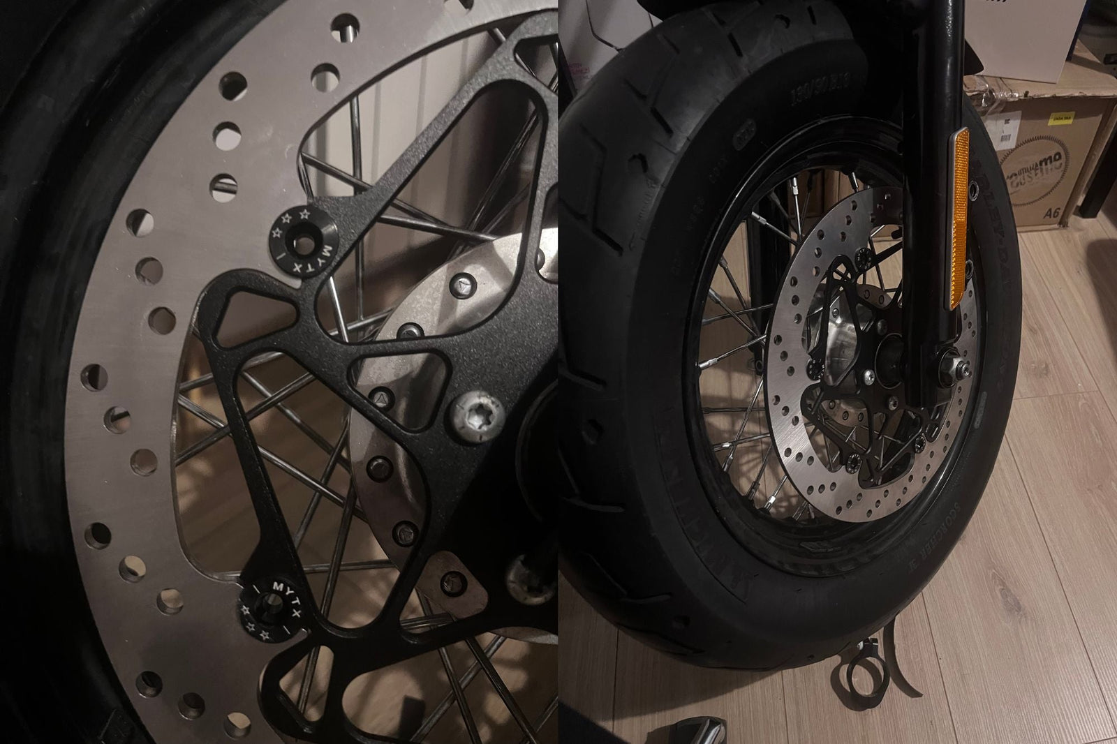 Harley front brake disc floating REM