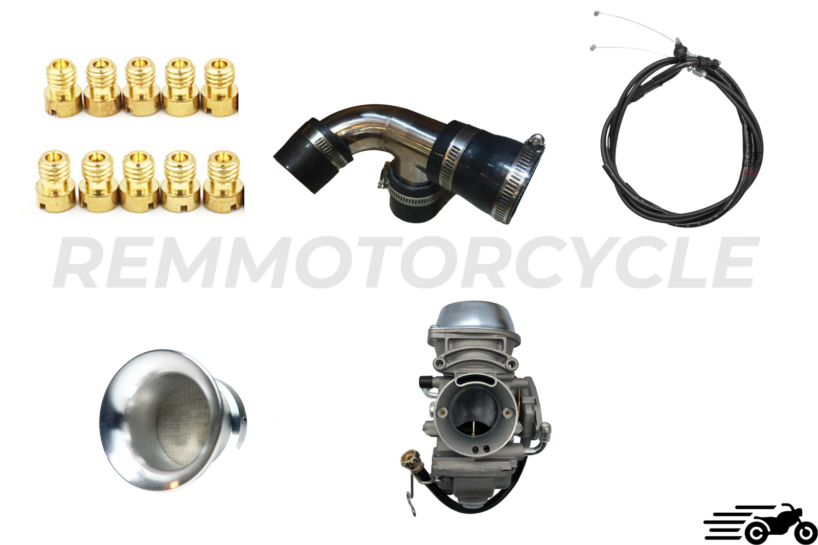 Intake 2 in 1 HONDA SHADOW 600 + Carburator.