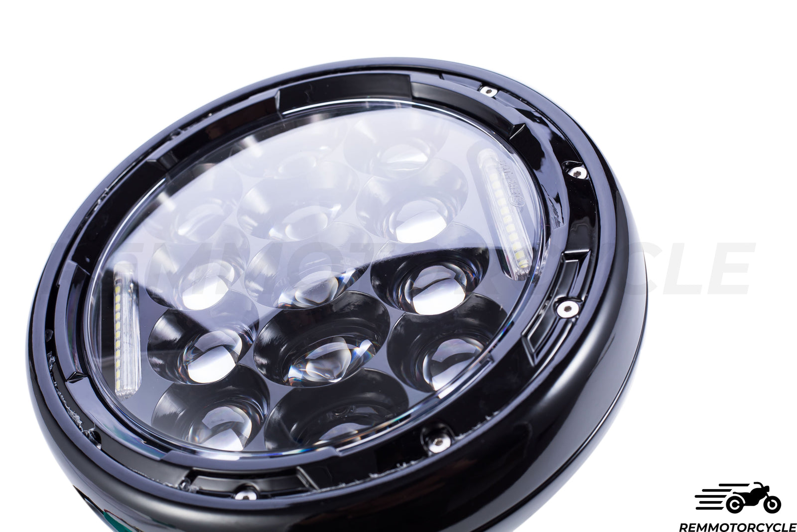 Headlight Multi DRL 7 inch 75W 6500K thin Hull