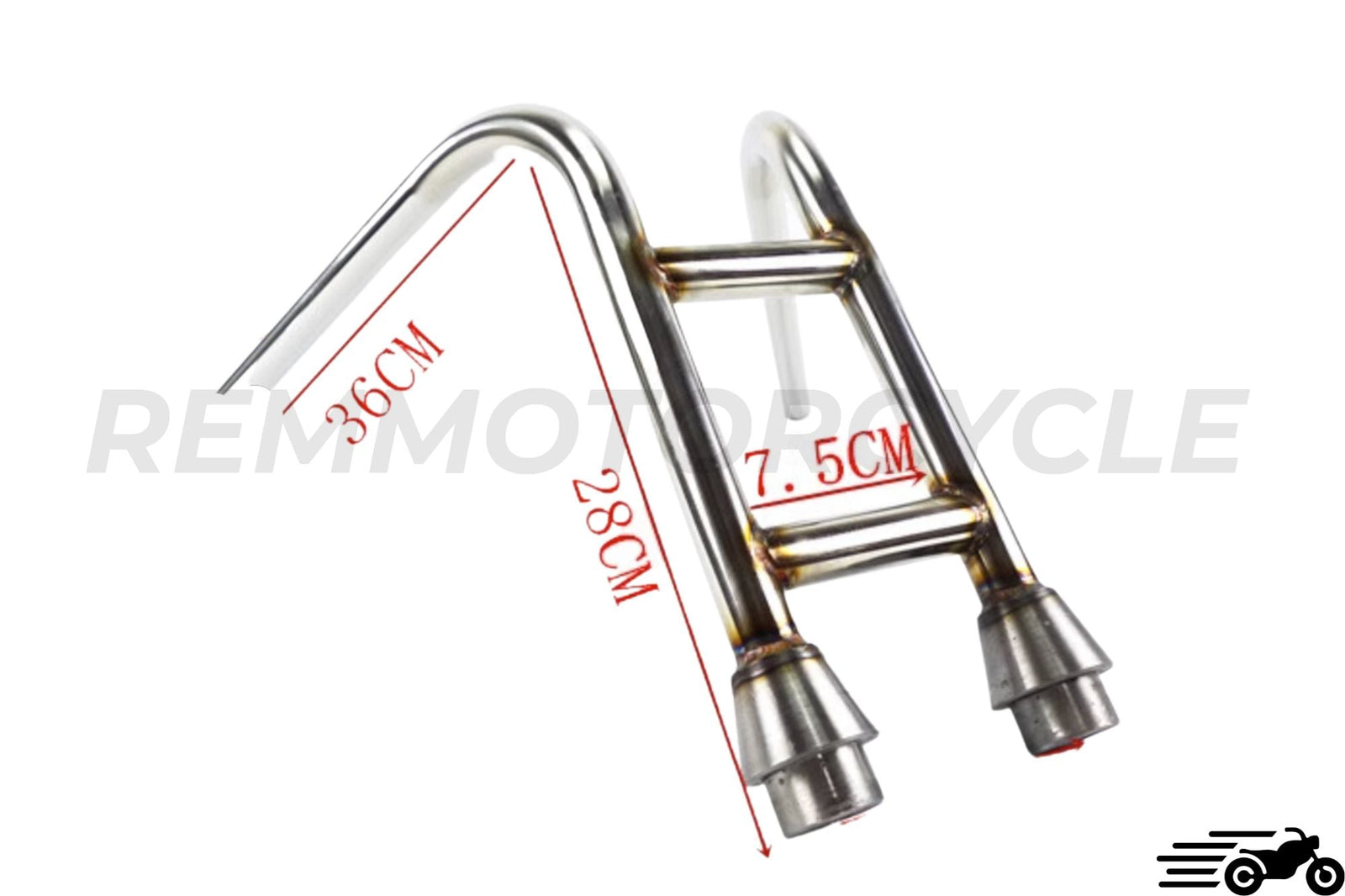 Rabbit Ears handlebar Shadow 600 Chrome