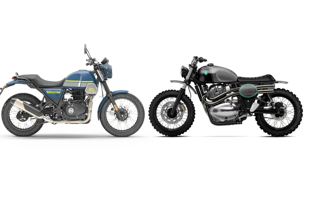 Converting motorcycle to scrambler REM
