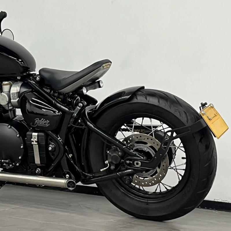 Black Triumph Bobber Rear Fender