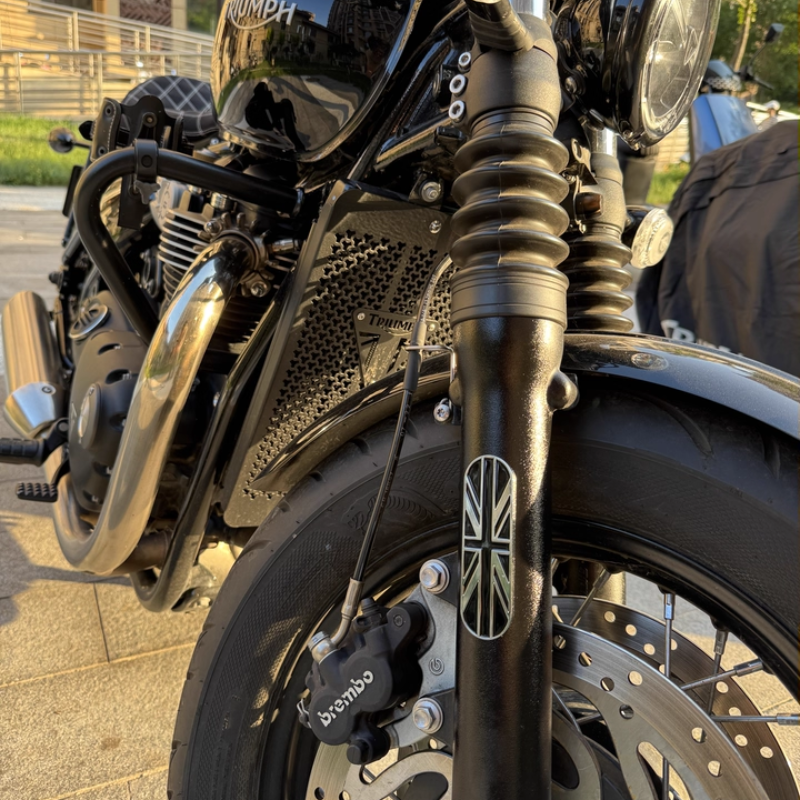 Brass Fork Reflectors for Triumph Classic