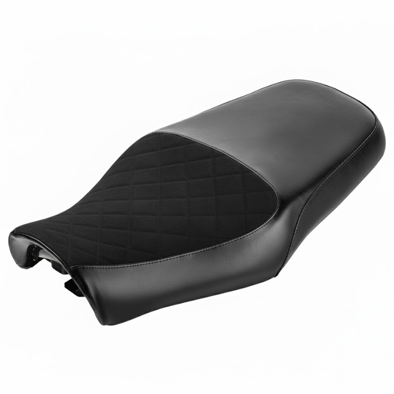  Black Diamond-Stitch Seat for Honda GB350 / CB350