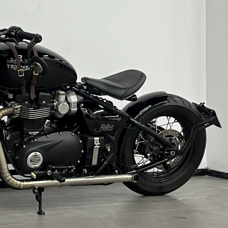 Black Triumph Bobber Rear Fender