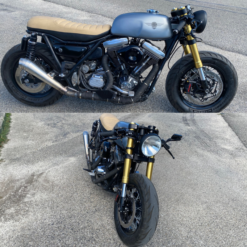 Harley FXR spoke wheels