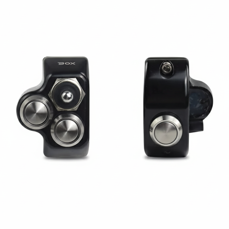 Switch control CNC 3 buttons + 3P switch Black or Silver