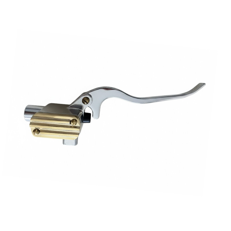 Brake and Clutch lever chrome & brass 7/8' or 1'