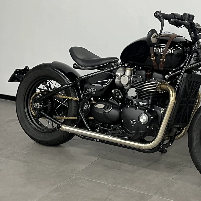 Black Triumph Bobber Rear Fender