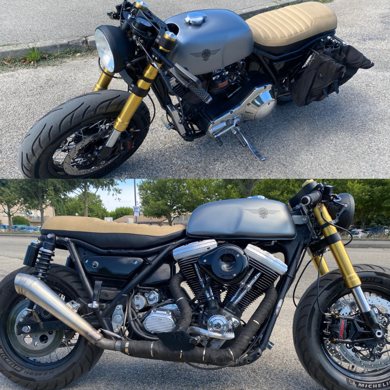 Harley FXR spoke wheels