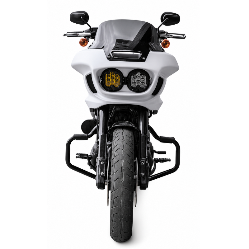 Double Light Fairing Fiberglass Low Rider ST