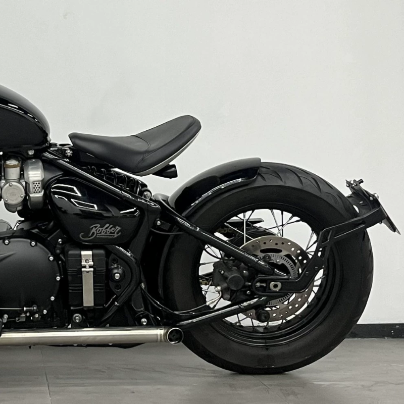 Black Triumph Bobber Rear Fender