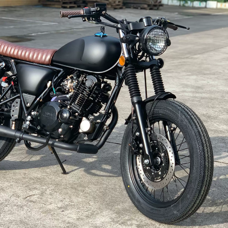Flat Black Straight Handlebar 33" – D.7/8"