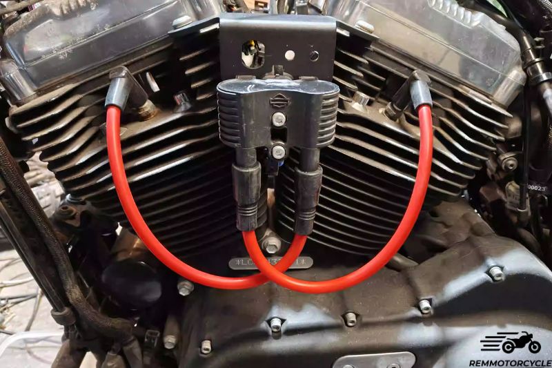 Harley Sportster spark plug boot color