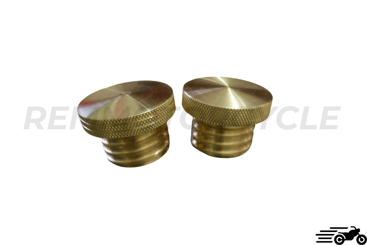 Fuel tank Cap Brass Harley Shadow Bobber / Chopper