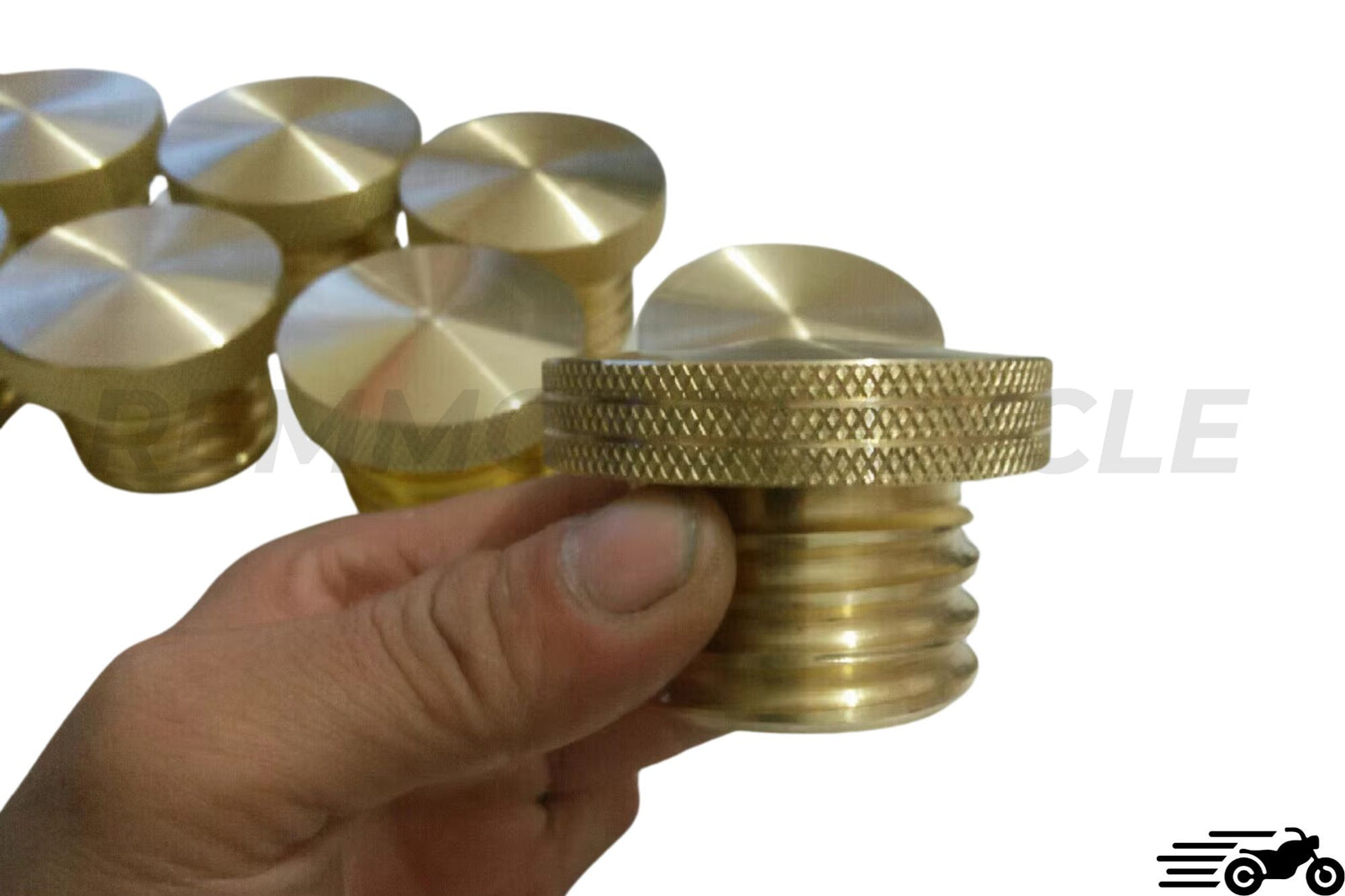 Fuel tank Cap Brass Harley Shadow Bobber / Chopper