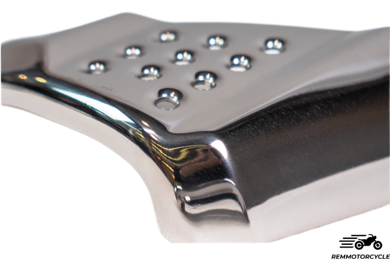 Polished Stainless Side Covers for Triumph Scrambler 400X 