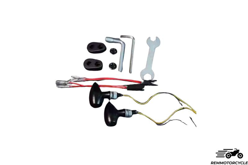 LED Turn Signals Ducati Scrambler Plug&amp;Play + Mounts