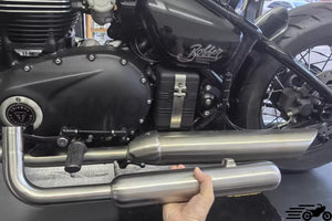 Triumph Bobber Exhaust