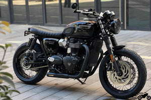 Echappement court Triumph Bonneville T100 T120 Street Speed Twin