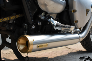 2in1 Exhaust for Triumph T100 T120 Street Speed Twin