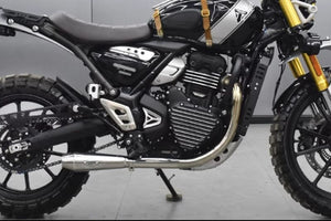 Low Exhaust Triumph Scrambler 400X