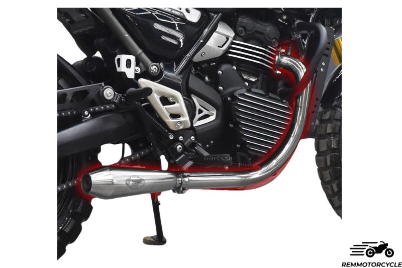 Low Exhaust Triumph Scrambler 400X