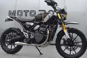 Low Exhaust Triumph Scrambler 400X